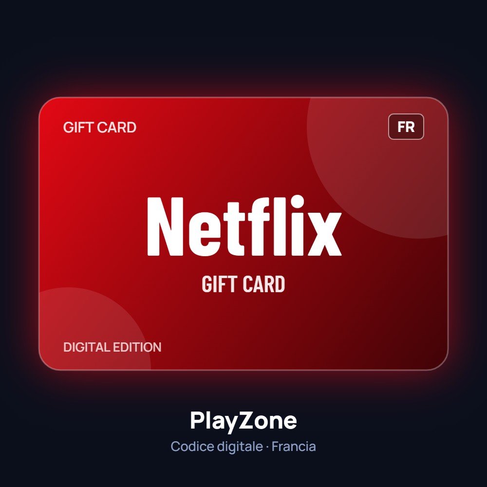 Netflix Gift Card Francia - PlayZone