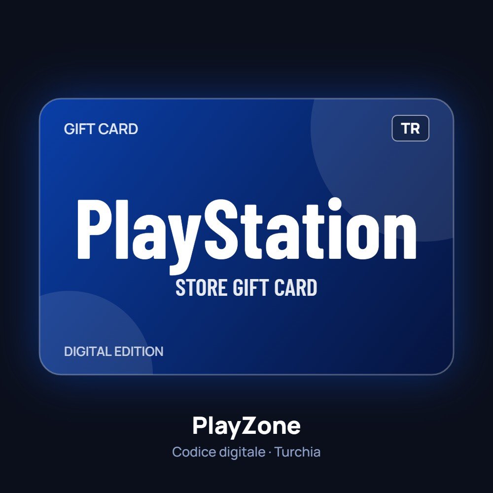 PlayStation Gift Card Turchia - PlayZone