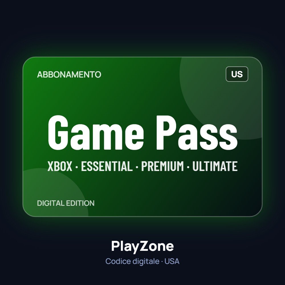Game Pass Abbonamento USA - PlayZone